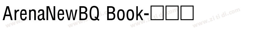 ArenaNewBQ Book字体转换